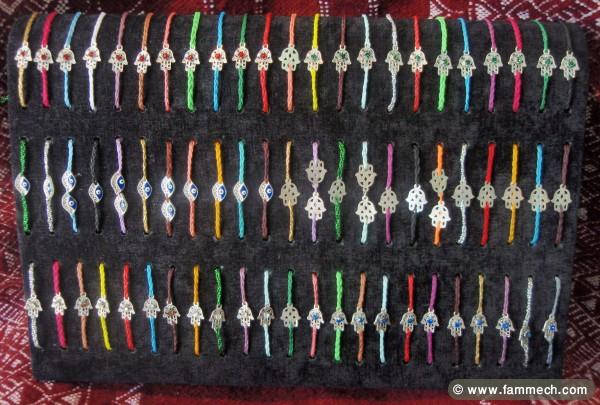 Bracelets Mains de Fatma en argent a N-Coulissant 
