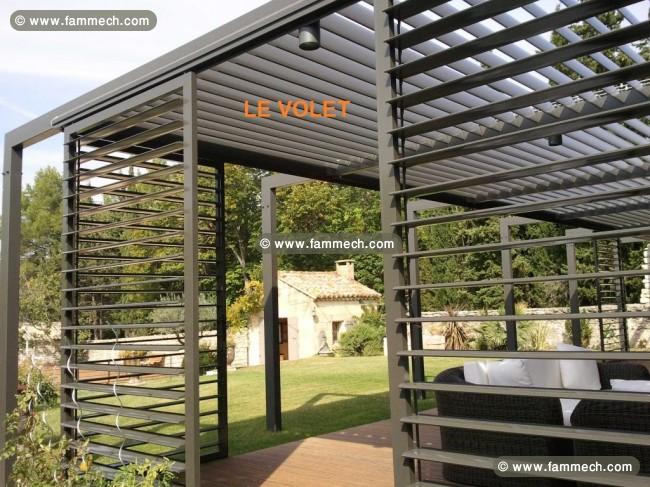 Brise soleil fixe et mobile