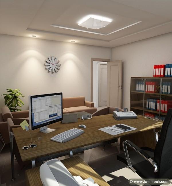 Bureau en face de l'école des soeurs