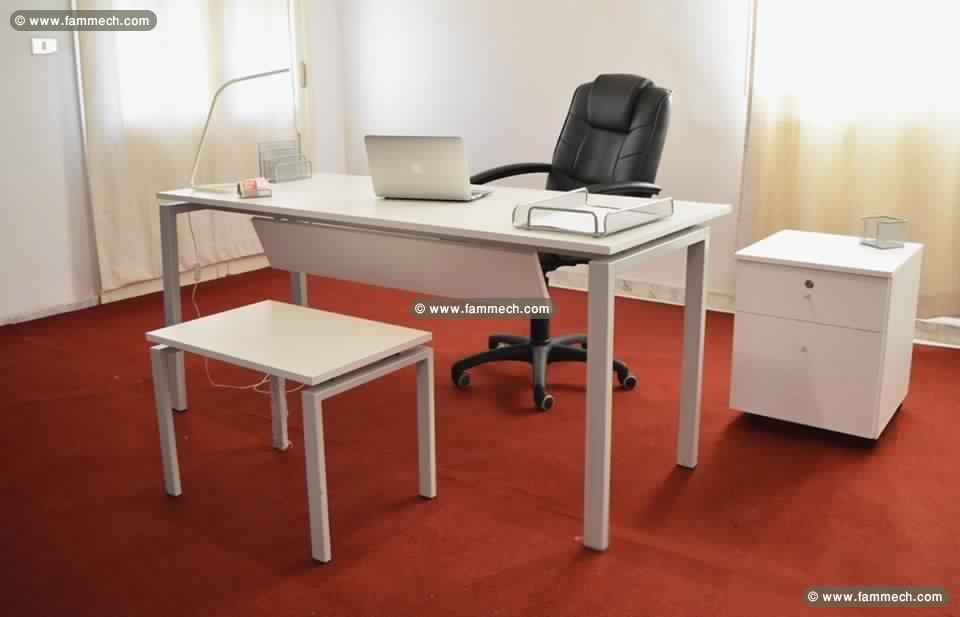 Bureau FIRST avec plateau en MDF