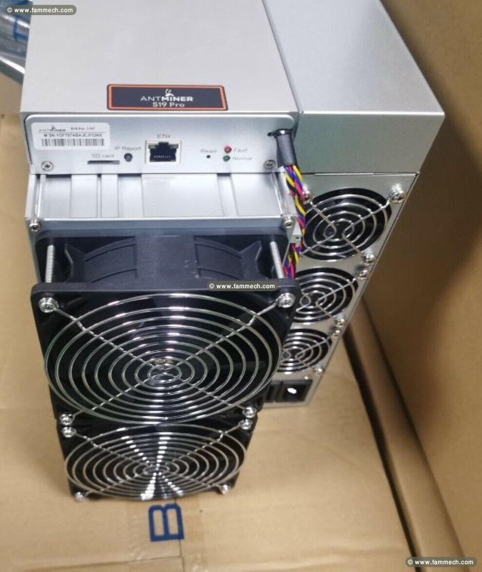 Buy New Antminer S19 Pro Hashrate 110Th/s , Antmin