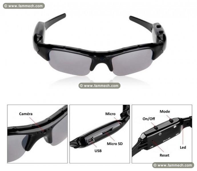 CAMERA LUNETTE FULL HD 1080P ACHETER 2 À 1100DT