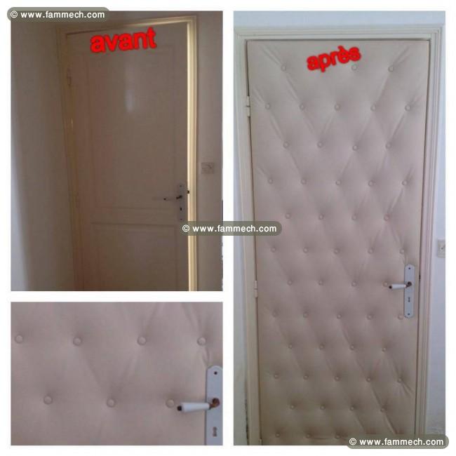 Capitonnage des portes 