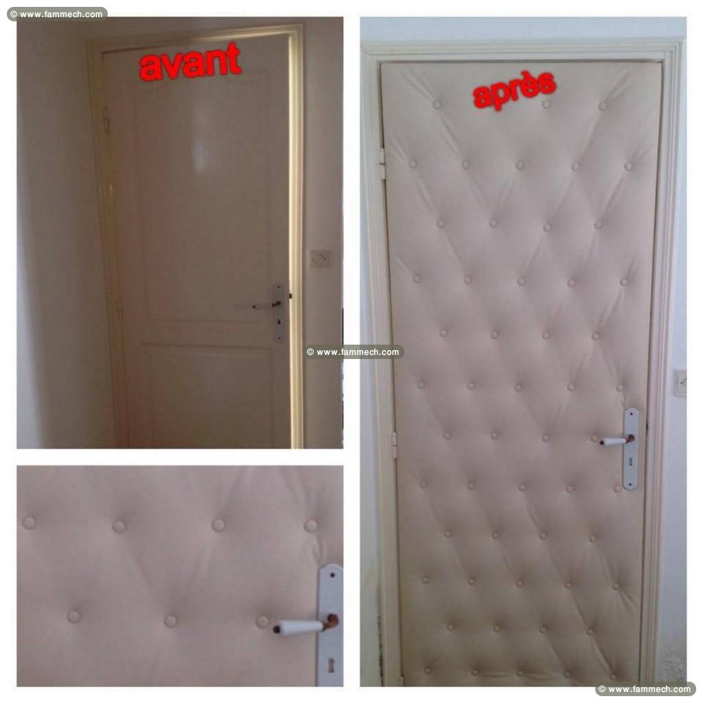 Capitonnage des portes 