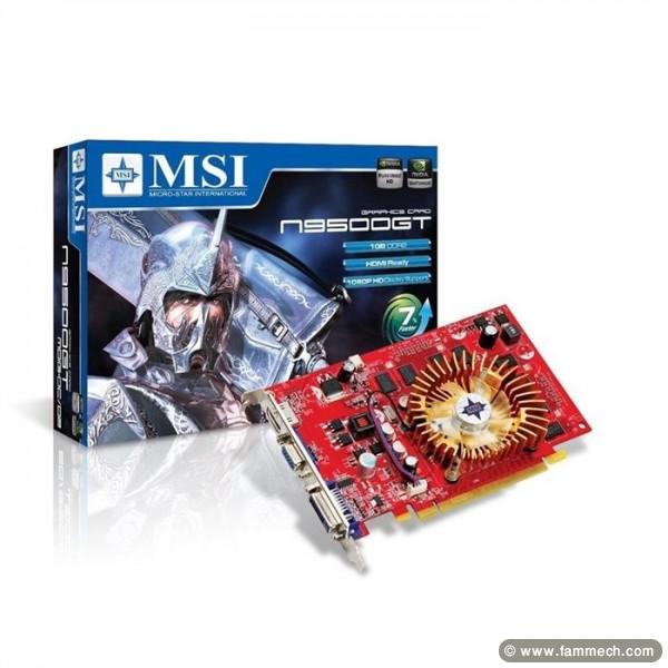 carte graphique nvidia geforce 9500 msi 1go