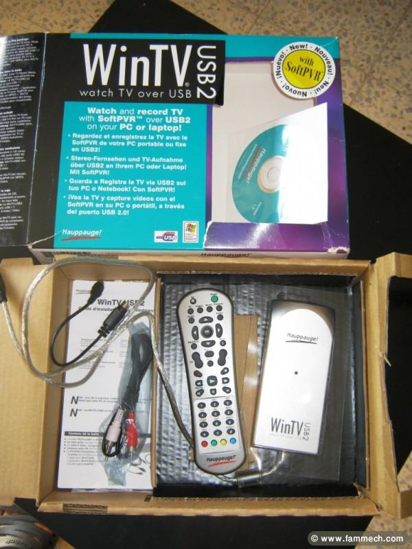 Carte tv wintv usb 2