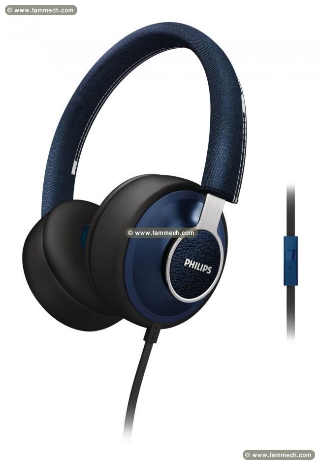 Casques Audio PHILIPS Neuf - Arceau en Jean Bleu