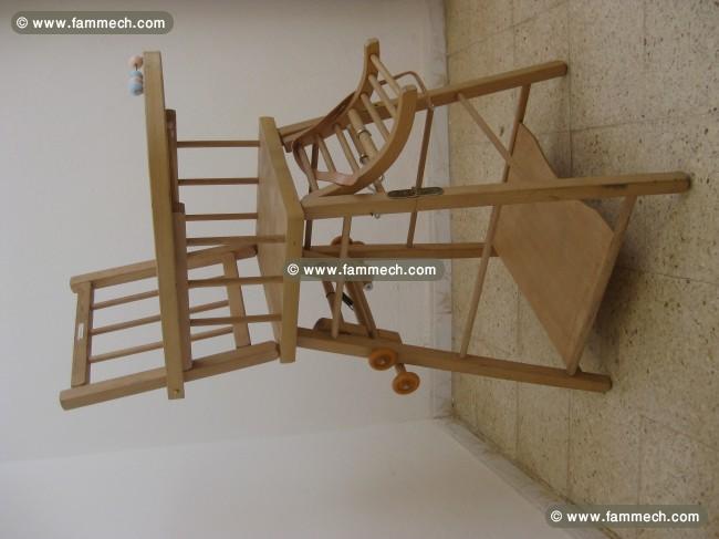 Chaise Haute en Bois Combelle.