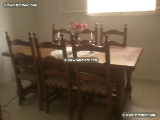 chaises et table