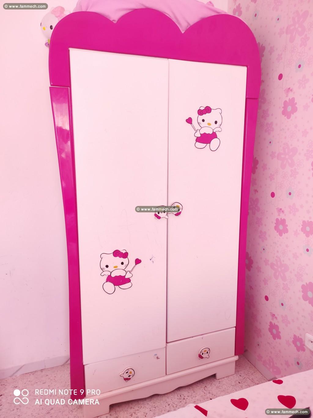 chambre a coucher pour Fille  Hello Kitty