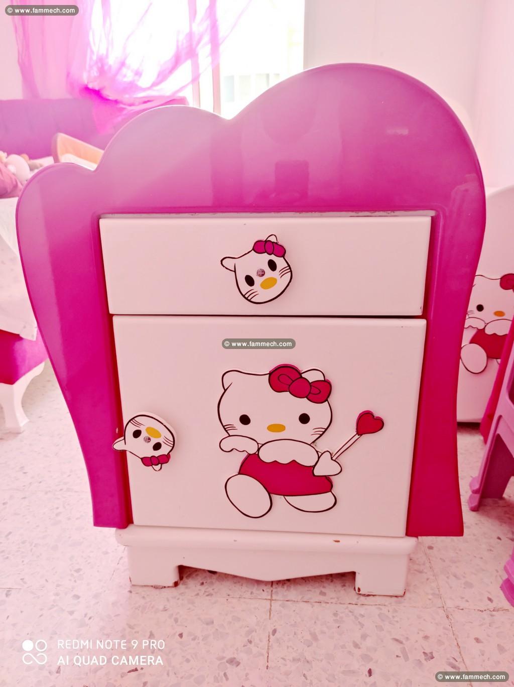 chambre a coucher pour Fille  Hello Kitty