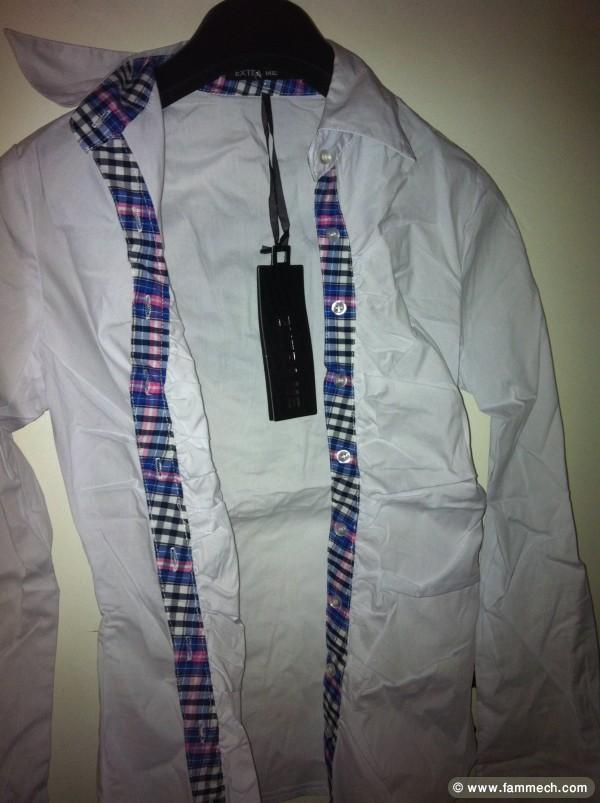Chemise posée importé de l'italy