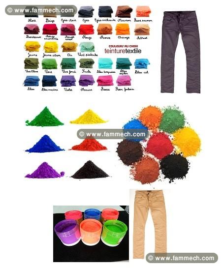 Cherche Clients colorant textile teinture 