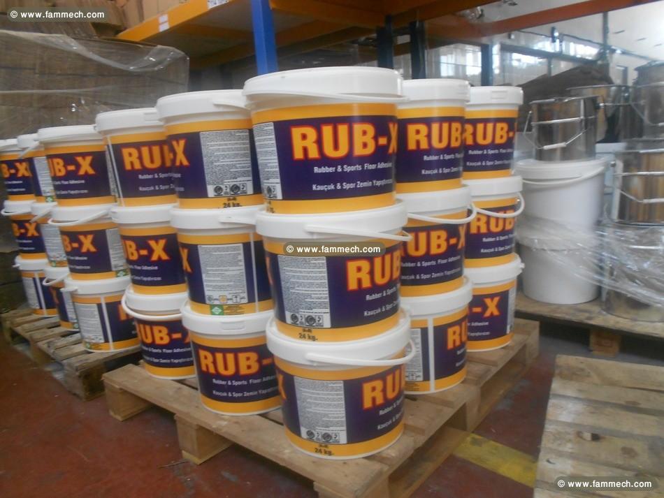 Colle Rub-x 6009 et Colle Rub-x 6007.