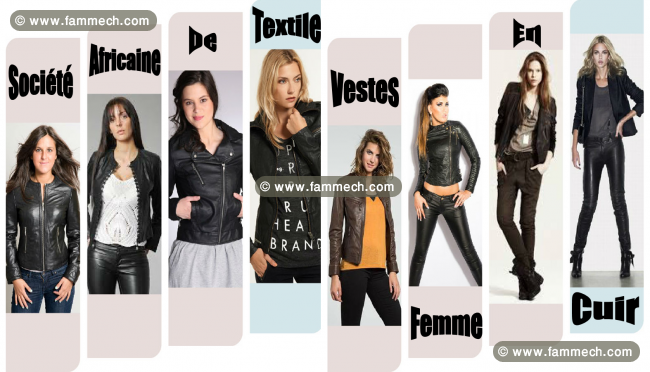 Collection Vestes Femme en Cuir en Tunisie-
