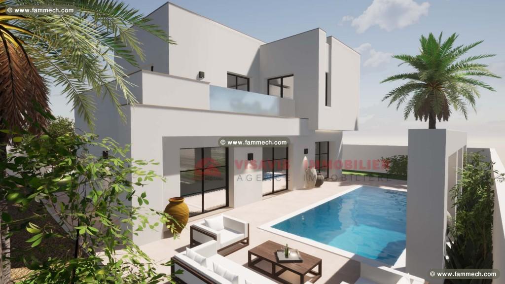 CONSTRUIRE VILLA AVEC PISCINE À DJERBA EN TUNISIE