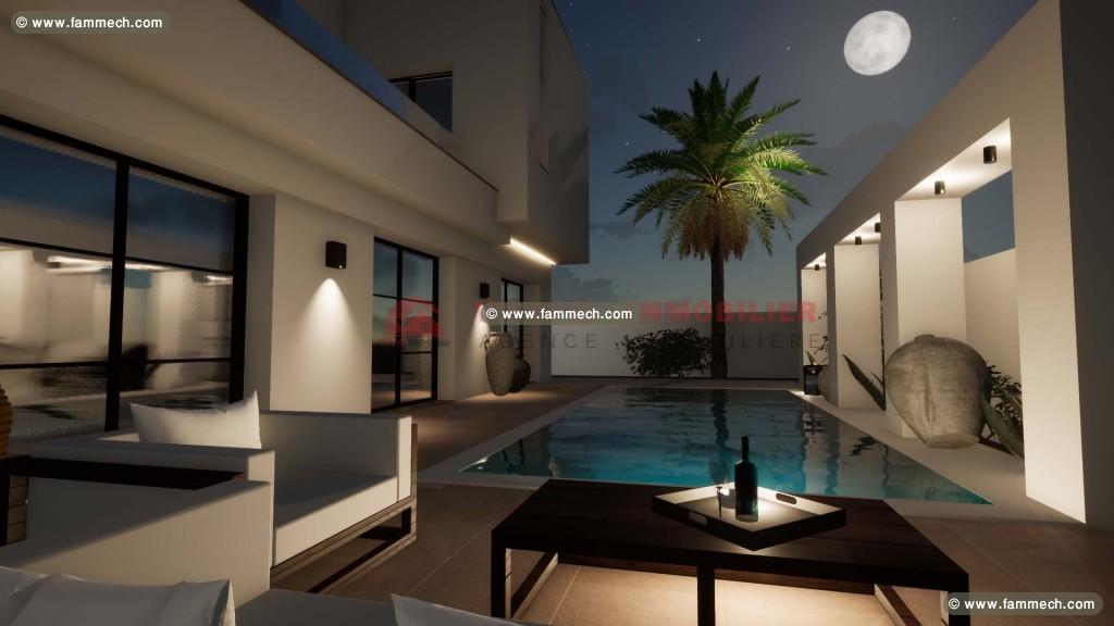 CONSTRUIRE VILLA AVEC PISCINE À DJERBA EN TUNISIE
