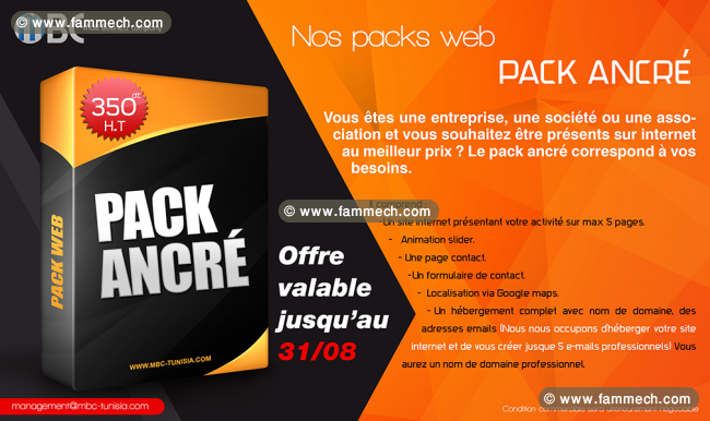 Creation site web  :offre tres speciales