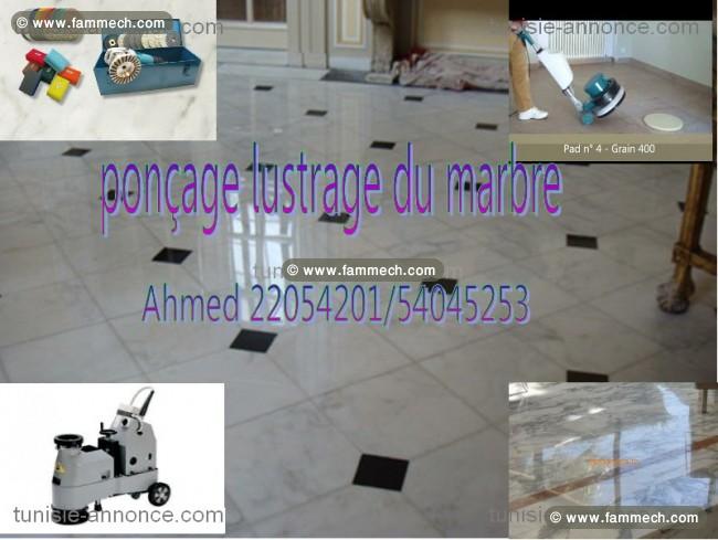 cristallisation de marbre et carrelage