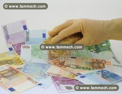 décapage euro dinar dollar noire verte rapide 