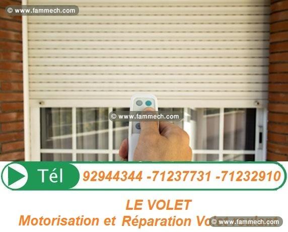 DÉPANNAGE ET MOTORISATION LE VOLET 