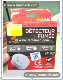 Detecteur de fumée