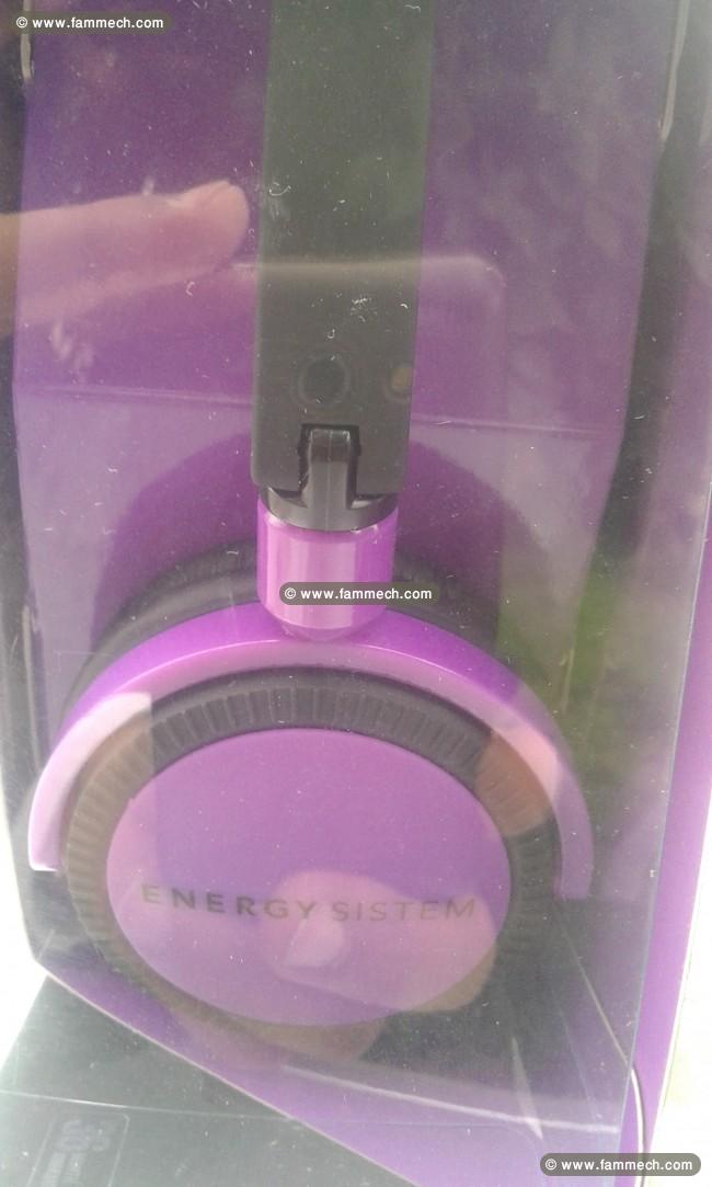 Deux casques Energy Sistem DJ 400 Black Violet