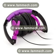 Deux casques Energy Sistem DJ 400 Black Violet
