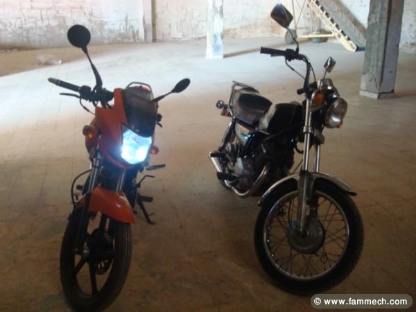 deux moto honda 