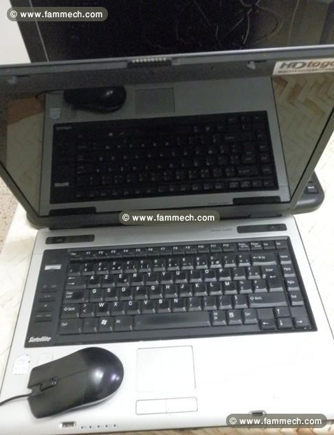 Deux pc portable ET pc fixe complais avec cd