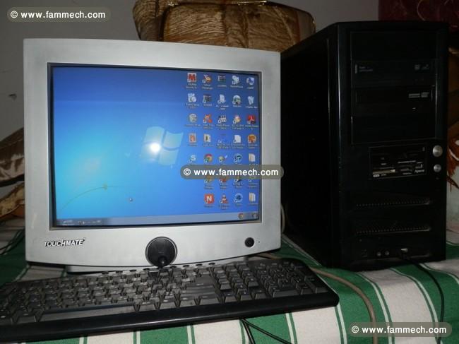 Deux pc portable ET pc fixe complais avec cd
