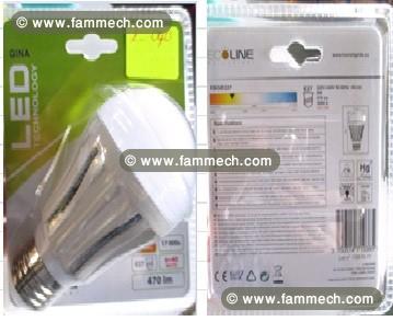 Diverses Ampoules : Incandescentes , Halogènes, Ec