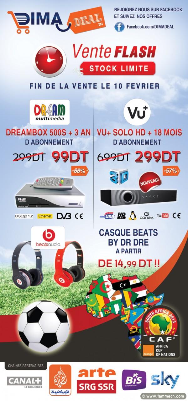 DREAMBOX + 3 ANS ABONNEMENT A 99DT  VU+ HD 299DT 