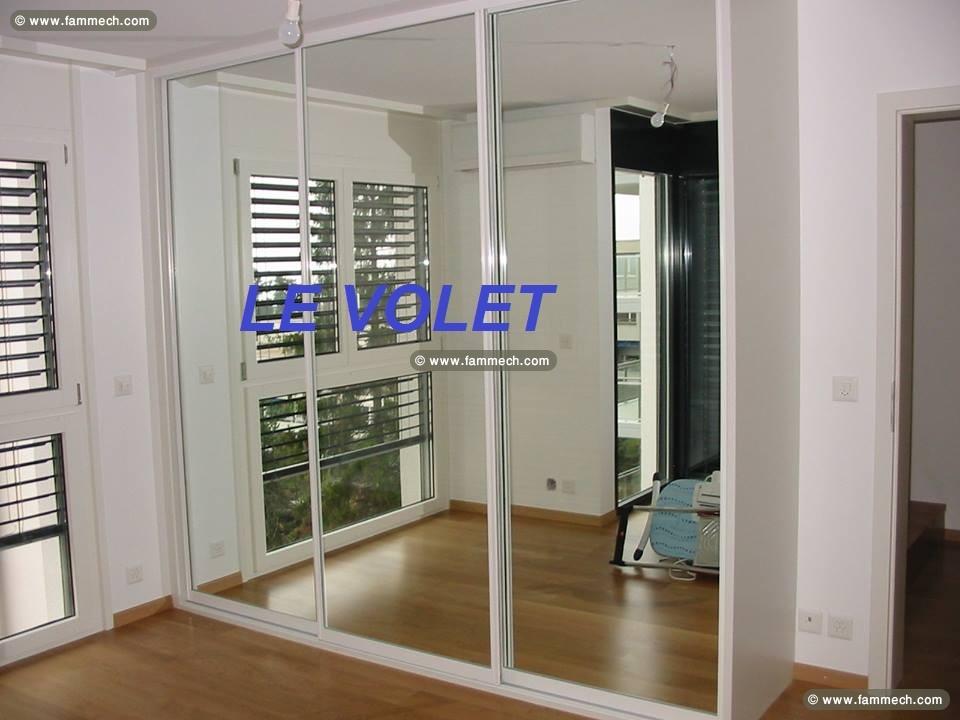 DRESSING ET PLACARD EN ALUMINIUM