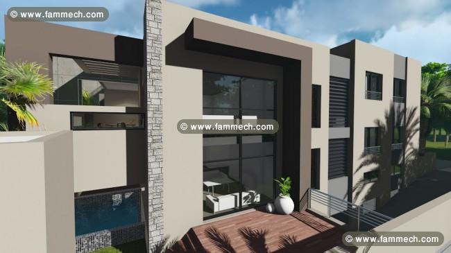 Duplex de tres haut standing a gammath foret 