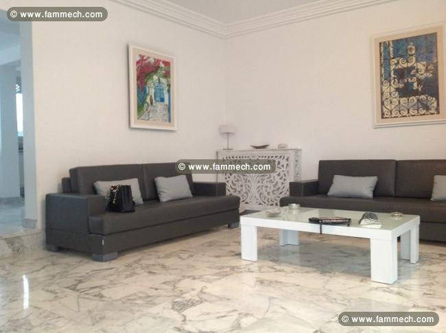 Duplex meublé vue mer : 3500 dt / mois
