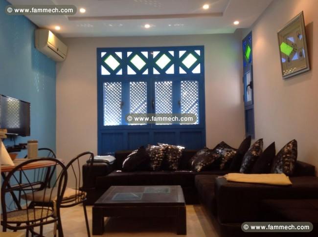 Duplex s+2 meublé à sidi bousaid