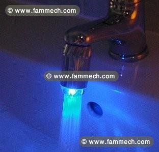embout de robinet lumineux à led