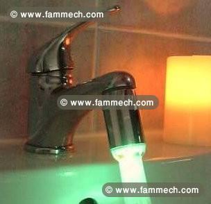 embout de robinet lumineux à led