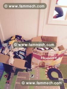 Énorme lot de vêtements