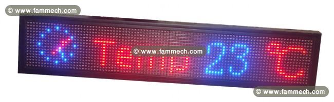 Enseignes et afficheurs en LED