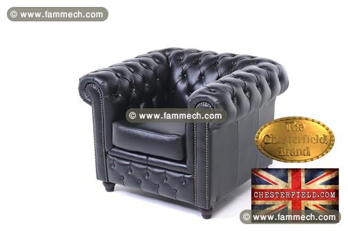 Fauteiul Original Chesterfield Noir