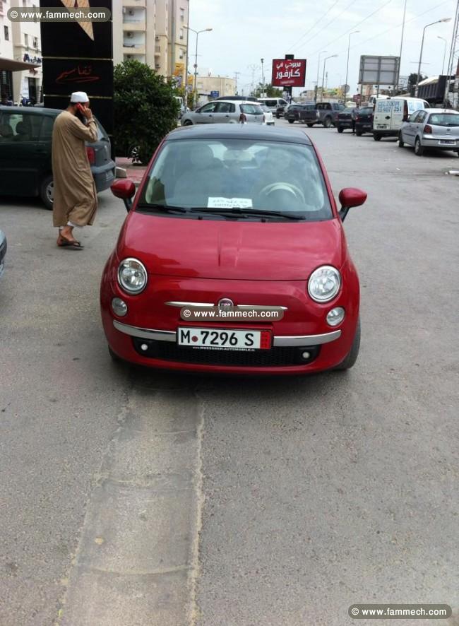 Fiat 500 rouge