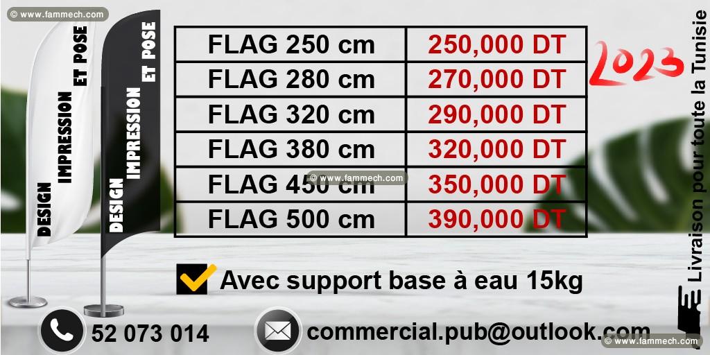 flag drapeau publicitaire oriflamme beach flag win