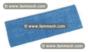 frange en microfibre bleu 