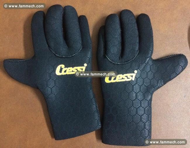 gants pour plongé et chasse sous marine