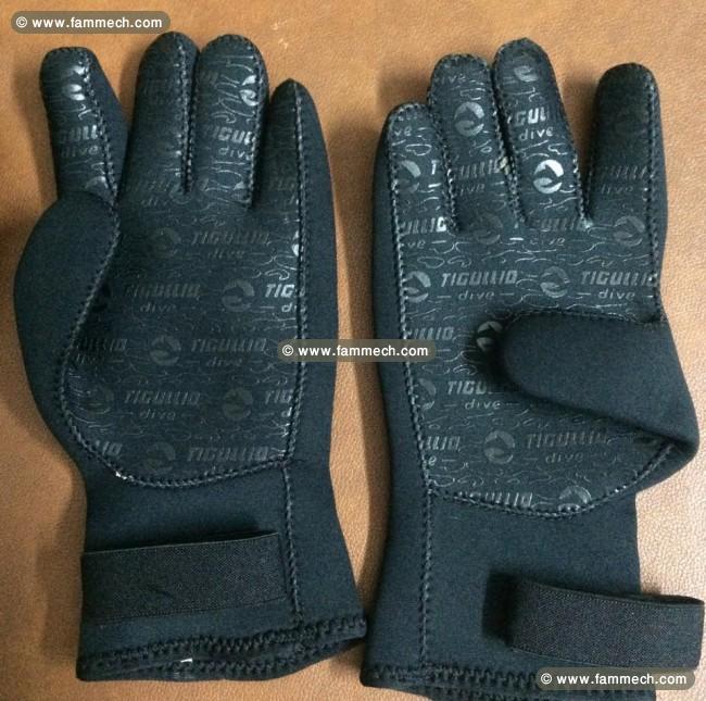 gants pour plongé et chasse sous marine