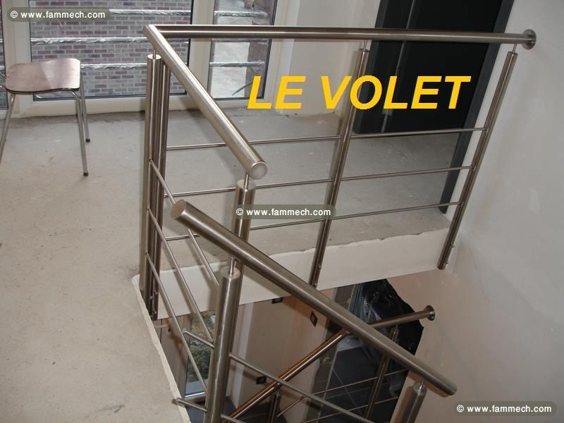 GARDE CORPS ET RAMPE D'ESCALIER LE VOLET