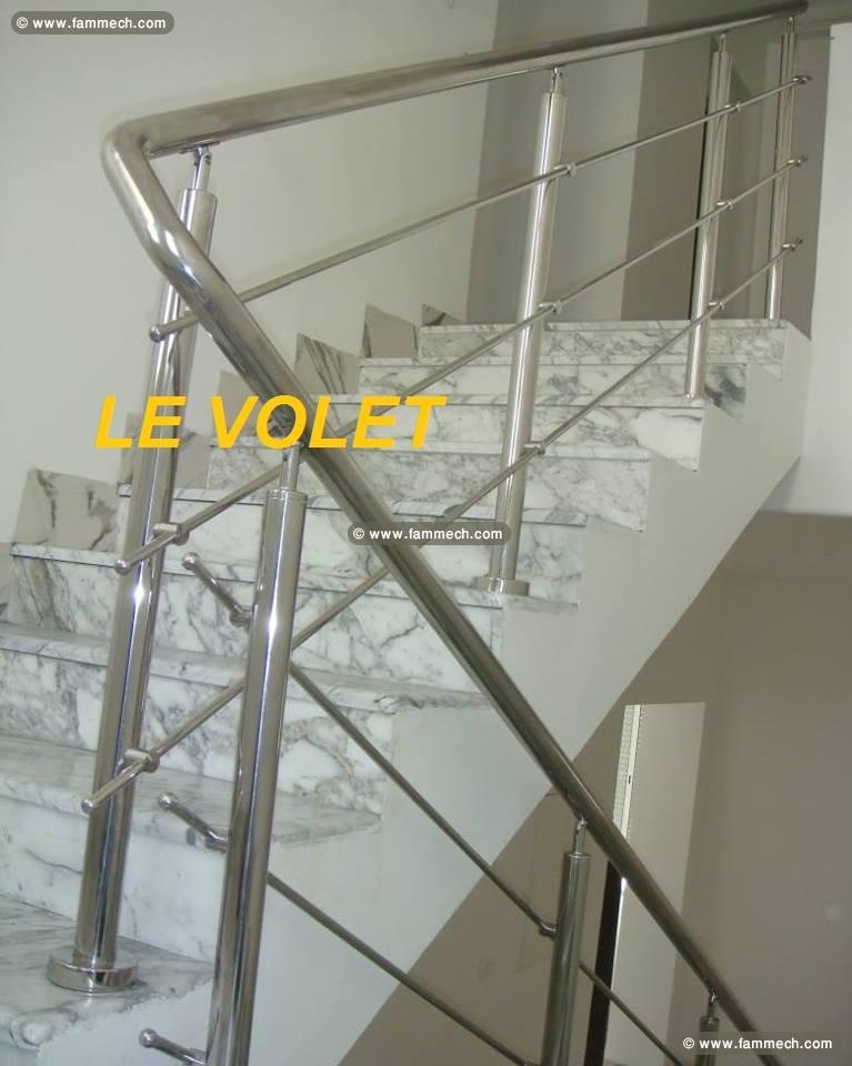 Garde corps, Rampe d’escalier