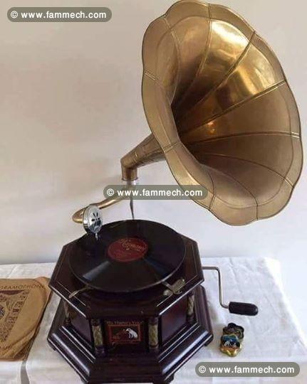 Gramophone très rustique 